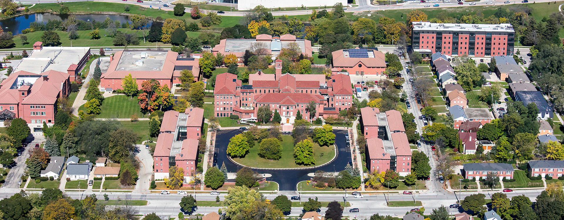 aerial view of WLC